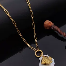 ANJNI CREATION Gold-Plated Stainless Steel Tarnish-Free Waterproof Clover Chain-picture-26
