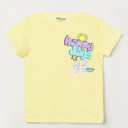 Fame Forever by Lifestyle Girls Graphic Printed Regular Fit Cotton T-shirt-picture-19