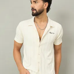 REPRISE Textured Smart Casual Regular Fit Shirt-picture-27