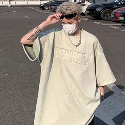 StyleCast Men Typography Printed Round Neck Oversized T-shirt-picture-20