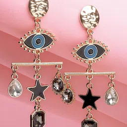 Bohey by KARATCART Contemporary Drop Earrings image 1
