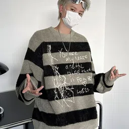 StyleCast Men Striped Pullover image 4