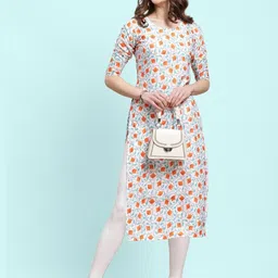 Ethnic basket Women White Kurtas-picture-39