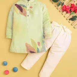 BAESD Boys Floral Printed Regular Kurta with Pyjamas-picture-52