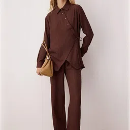 Trendyol Long Sleeves Shirt With Trouser-picture-18