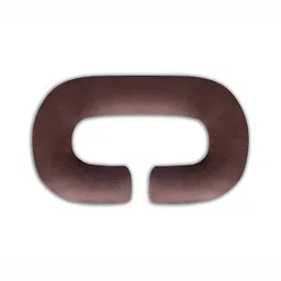 Dormyo Cream & Brown Fibre Filled Breathable Maternity Pillow-image-16