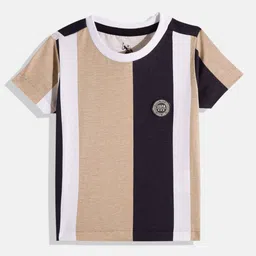 U.S. Polo Assn. Kids Boys Striped Pure Cotton T-shirt-picture-33
