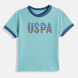 U.S. Polo Assn. Kids Boys Brand Logo Printed Pure Cotton T-shirt-picture-19