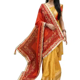 Ranisatiya creation Bandhani Printed Dupatta With Gotta Patti-picture-30