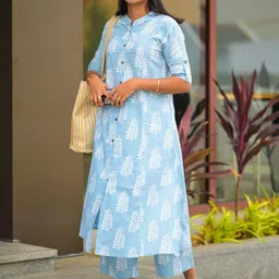 Anni Designer Women Floral Printed Regular Kurta with Palazzos image 5