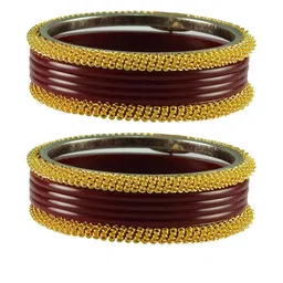 Vidhya Kangan Women Maroon Bangle-picture-27