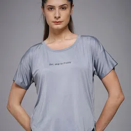 MKH Women Typography Printed Dri-FIT T-shirt-image-87