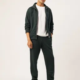 Monte Carlo Solid Mock Collar Tracksuit With Panelled Detail image 1