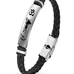 UNIVERSITY TRENDZ Men Leather Antique Wraparound Bracelet image 3