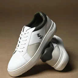 LOUIS STITCH Men Colourblocked PU Sneakers-picture-14