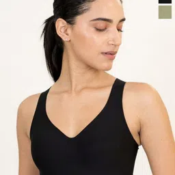 Shapercult Women Full Coverage Lightly Padded Workout Bra-image-4