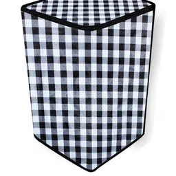 The Furnishing Tree Washing Machine Cover Gingham Pattern Black & White Compatible for Whirlpool 13 image 2