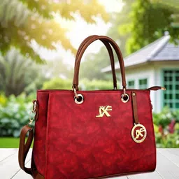 Speed X Fashion Women Solid Structured Handheld Bag-picture-13