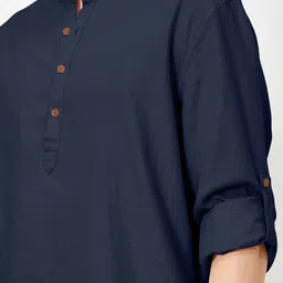 ZELINCO Men Thread Work Kurta image 4