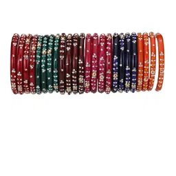 SOMIL Set Of 36 Stone-Studded Bangle image 2