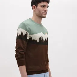 The Roadster Life Co. Graphic Self-Design Pullover image 2