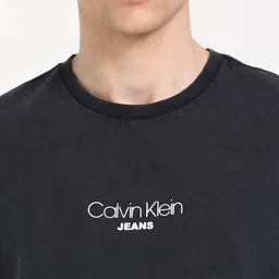 Calvin Klein Jeans Men Typography Applique T-shirt image 2
