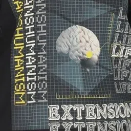 ANML Men Printed Applique T-shirt image 5