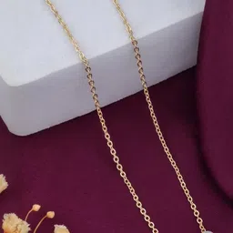 SZN Set Of 2 Gold-Plated Artificial Beaded Pendants & Chains image 2