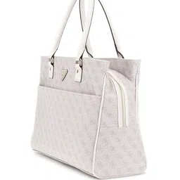 GUESS Brand Logo Printed Oversized 14 Inch Laptop Shoulder Bag image 2