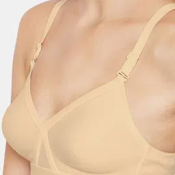 Bodycare Pack of 3 Full Coverage Non Padded Non wired Seamless cup Bra FK-5589SSS-30D image 4