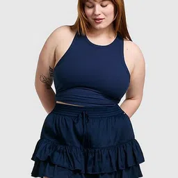 Victoria's Secret PINK Ruffle A-Line Mini Skirt-image-28