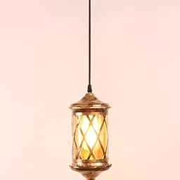 GAUVIK Gold-Toned Ceiling Lamp image 4
