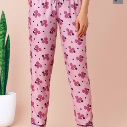 ETC Women Pack Of 2 Printed Mid-Rise Lounge Pants-image-89