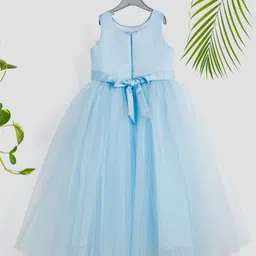 Toy Balloon kids Girls Embellished Corsage Net Fit & Flare Maxi Dress image 3