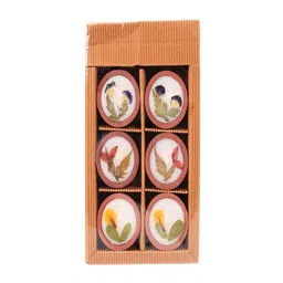 Natriel White & Brown 6 Pieces Tea Light Candle-picture-29