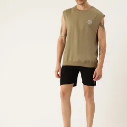 Okane Men Typography Side-Stripe Shorts image 3