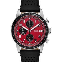 Fossil Men Dial & Leather Straps Analogue Multi Function Watch FS6086-picture-12