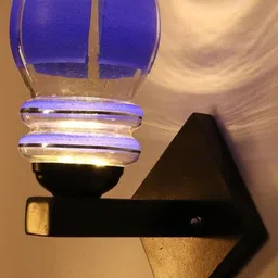 SOMIL Blue Cylinder Glass Wall Lamps-picture-29