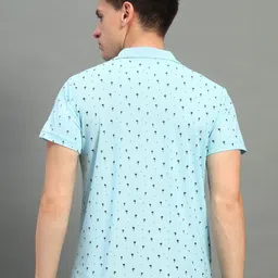 STELVIN Men Conversational Printed Polo Collar T-shirt image 2