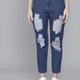 M MODDY Women Jean Straight Fit High-Rise Stretchable Jeans-picture-29