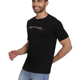 BAESD Men Typography Slim Fit T-shirt image 2