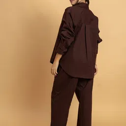 Lounge Dreams Pure Cotton Shirt With Trouser Co-Ords image 2