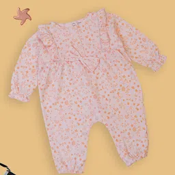 MeeMee Infant Girls Floral Printed Cotton Rompers-picture-55