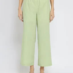 Pink Fort Women Floral Printed Regular Pure Cotton Kurta with Trouser image 4