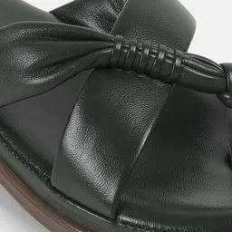 Mochi Women Embellished Open Toe Flats with Bows image 5