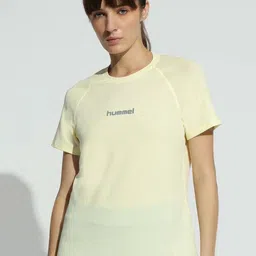 hummel Brand Logo Printed Round Neck Antimicrobial Regular Fit T-shirt-picture-19