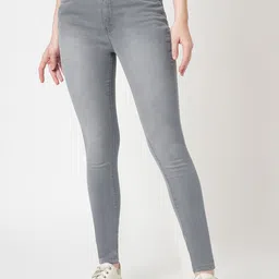 Kraus Jeans Women Skinny Fit High-Rise Light Fade Jeans-picture-41