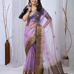 Mitera Women Ethnic Motifs Printed Zari Traditional Ilkal Saree-picture-20