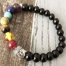 CONTEX MEDIA Unisex Artificial Beaded Elasticated Bracelet image 4