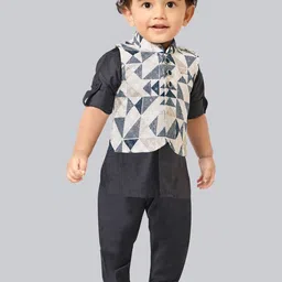 Little Desi Boys Regular Kurta with Pyjamas-picture-41